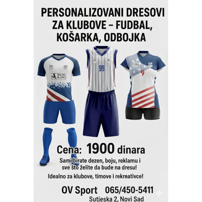 Personalizovani dresovi za klubove Personalizovani dresovi za klubove